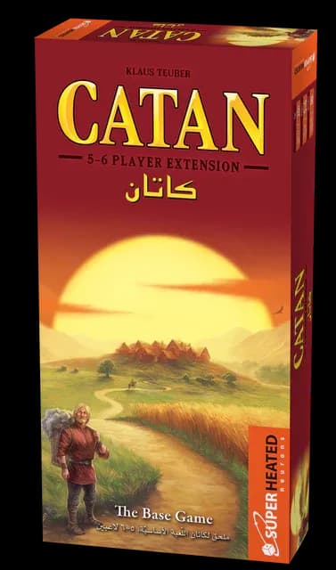 Catan Base Game 5-6 Players En/Ar