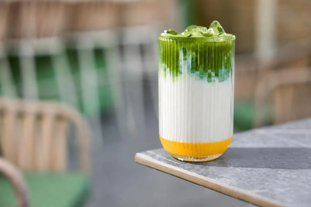 Matcha Mango Boba