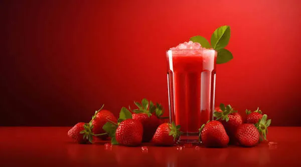 strawberry juice photo