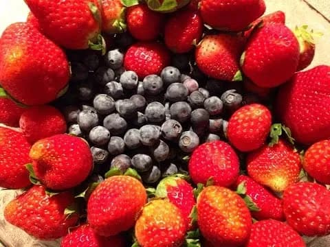Berries and strawberry photo