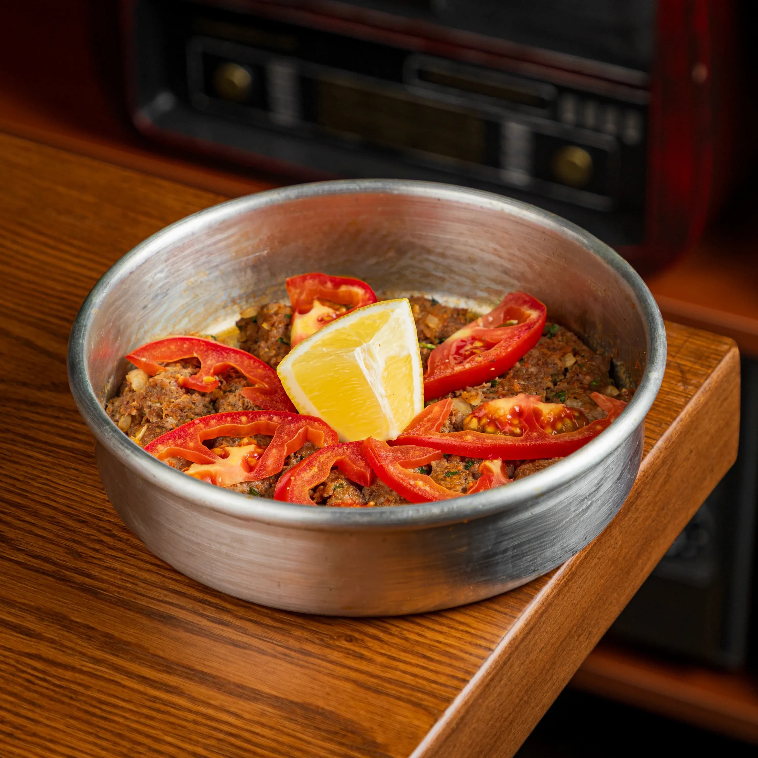 Meat In Tray (Tomato) photo