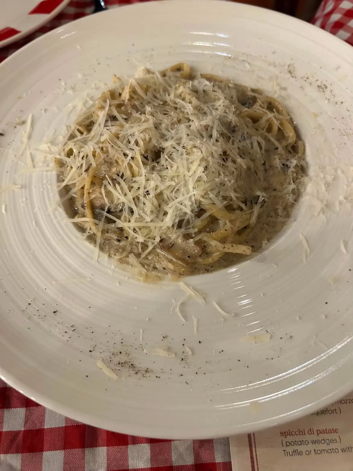 Linguine truffle photo