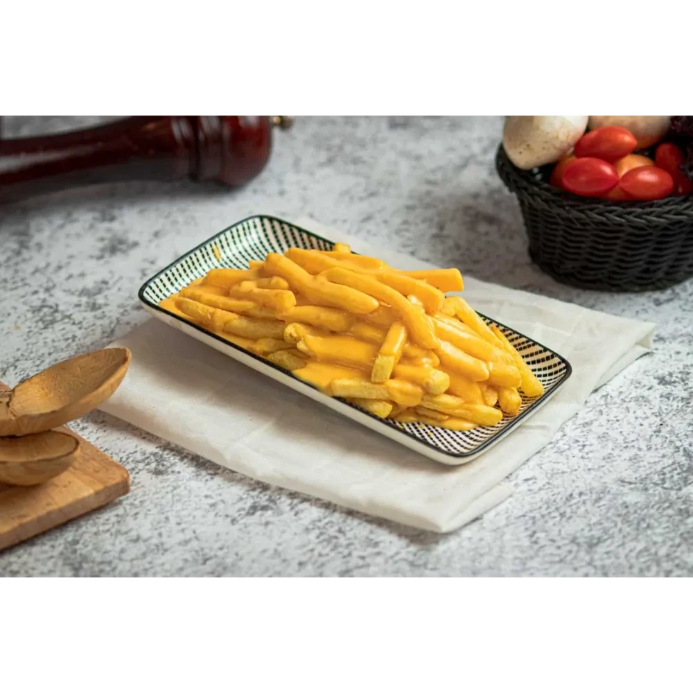 Cheddar French fries photo