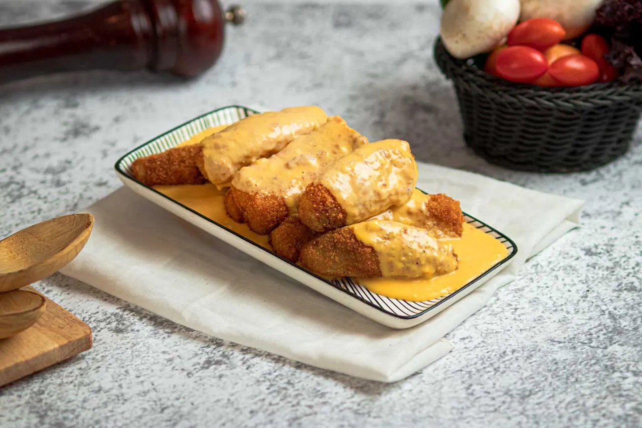 Cheddar potato wedges photo