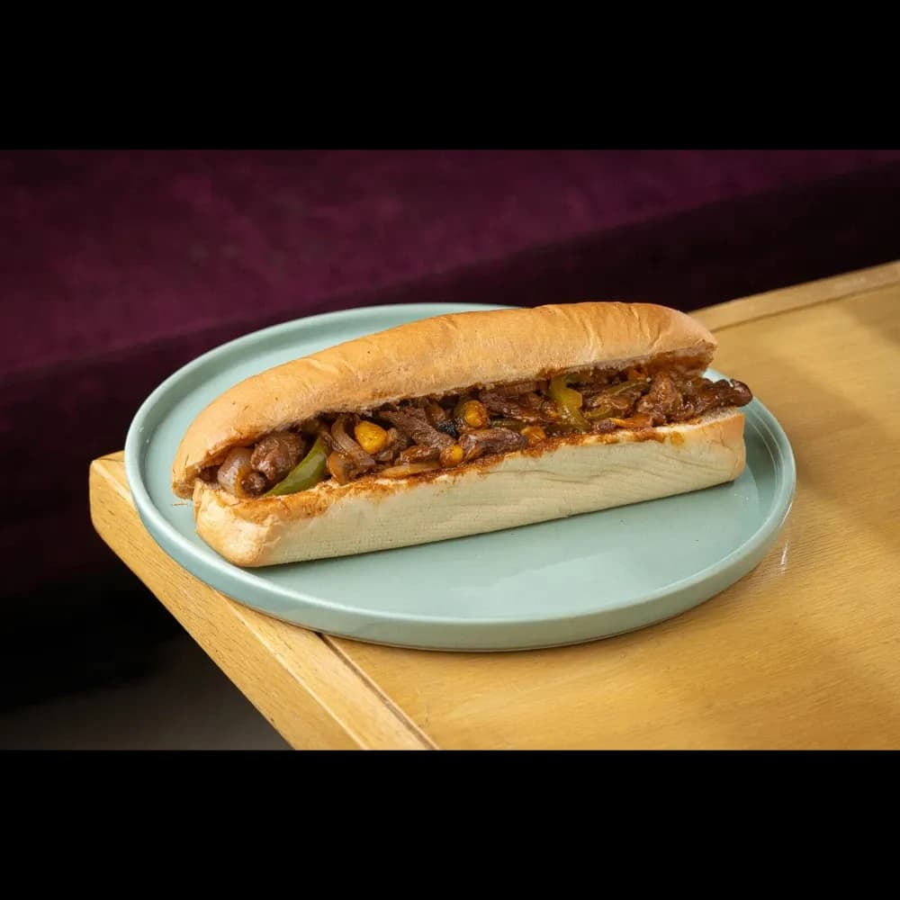 Philadelphia meat sandwich photo